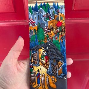 Jesus Christmas Men's Tie Hallmark Holiday Traditions Polyester